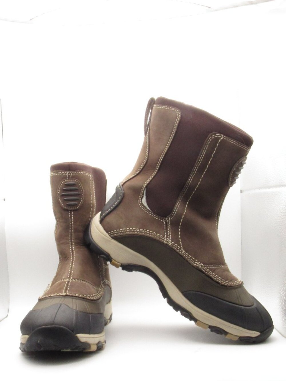 LL Bean Brown Boots Storm Chaser Tek 2.5 Slip On Boots Women's Size 8 Waterproof
